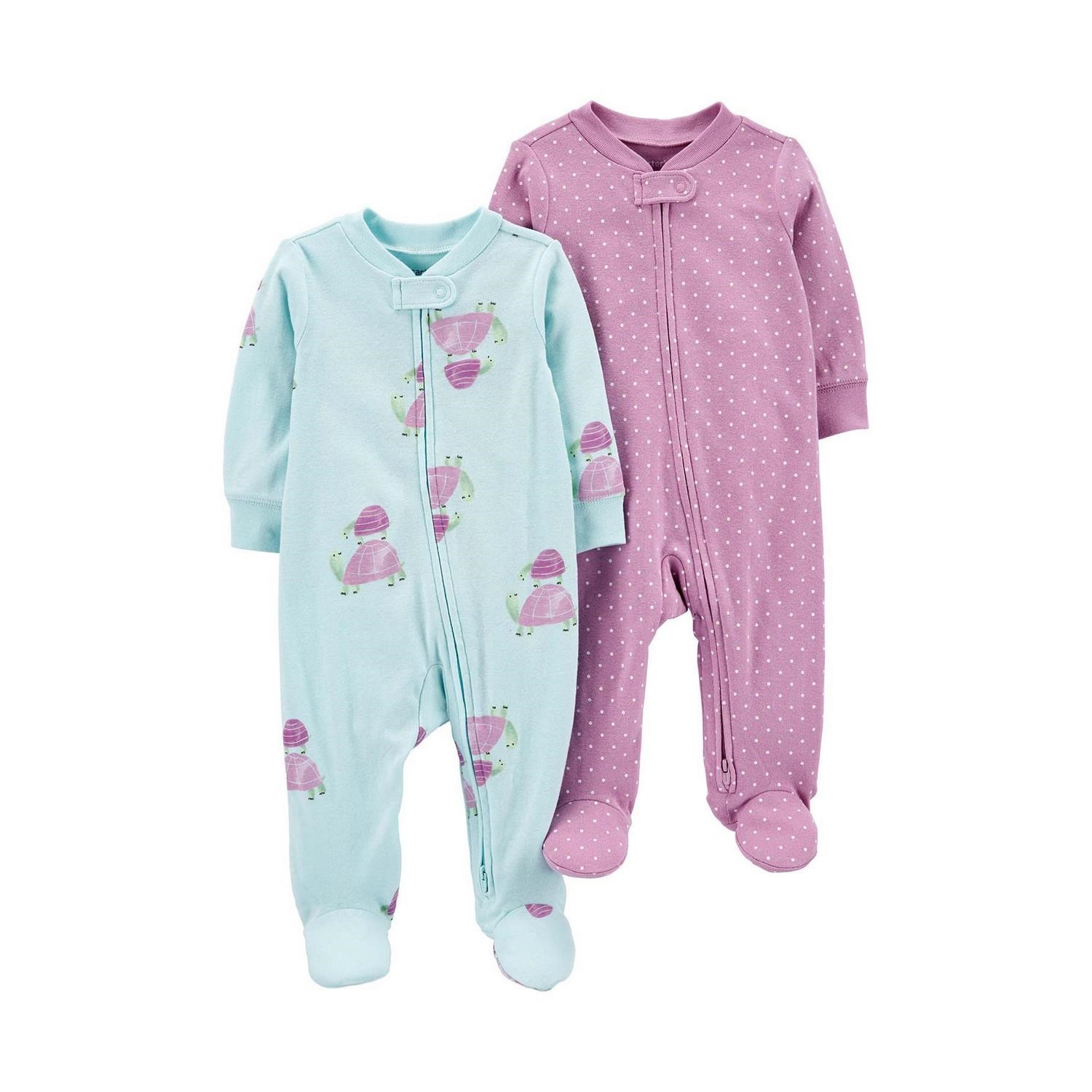 Carter's Layette Kız Bebek 2'li Tulum Set 1N724210 Renkli