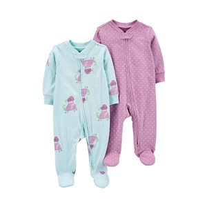 Carter's Layette Kız Bebek 2'li Tulum Set 1N724210 Renkli