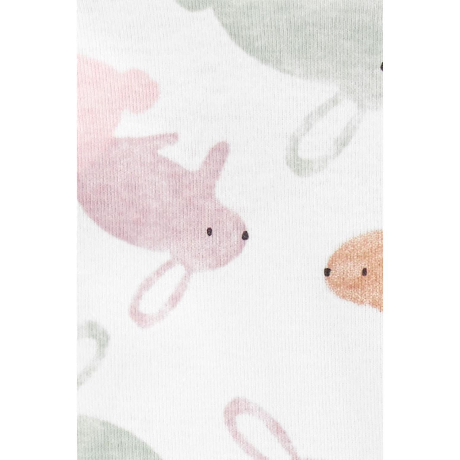 Carter's Layette Kız Bebek 3'lü Body Pantolon Set 1N724910 Çok Renkli