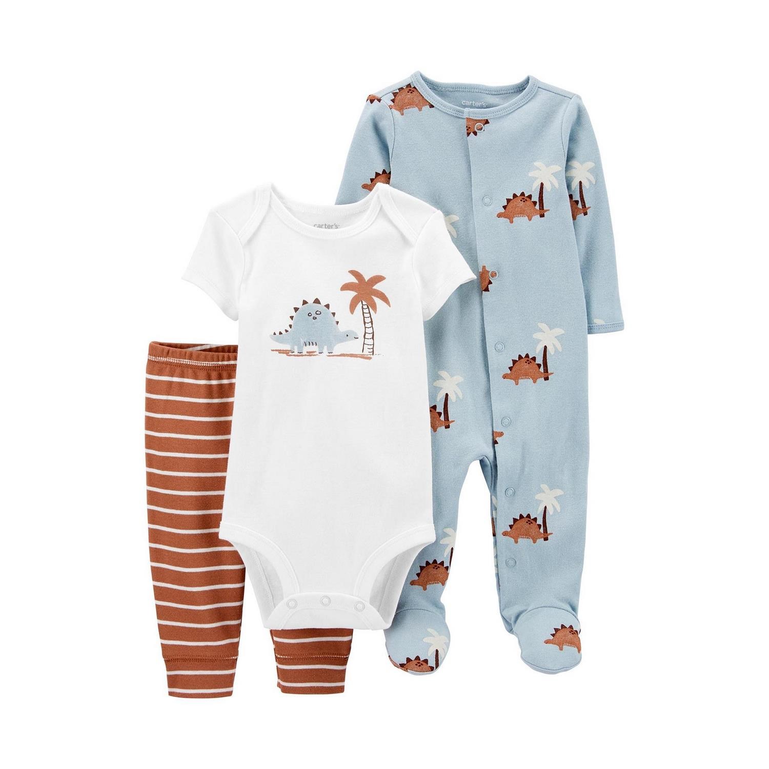 Carter's Layette Erkek Bebek 3'lü Body Set 1N689510 Renkli