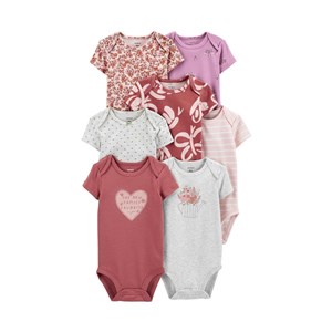 Carter's Layette Kız Bebek 7'li Body Set 1N685010 Çok Renkli