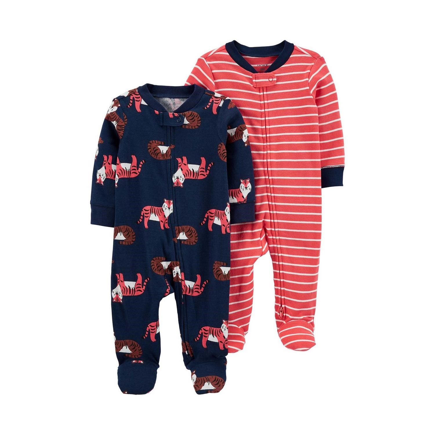 Carter's Layette Erkek Bebek 2'li Tulum Set 1N724110 Çok Renkli