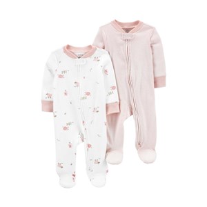 Carter's Layette Kız Bebek 2'li Tulum Set 1N723810 Çok Renkli