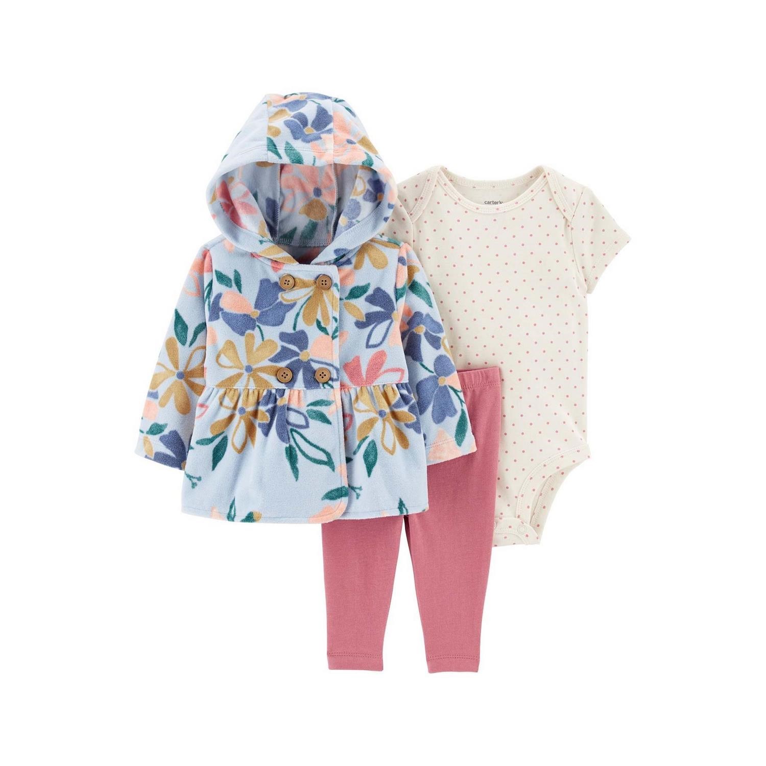 Carter's Kız Bebek Hırkalı Set 1N957510 Çok Renkli