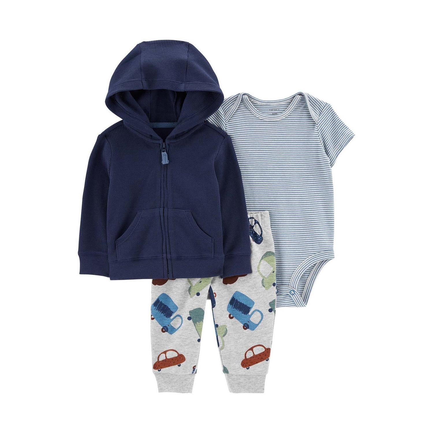 Carter's Erkek Bebek Hırkalı Set 1N972210 Mavi