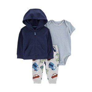 Carter's Erkek Bebek Hırkalı Set 1N972210 Mavi