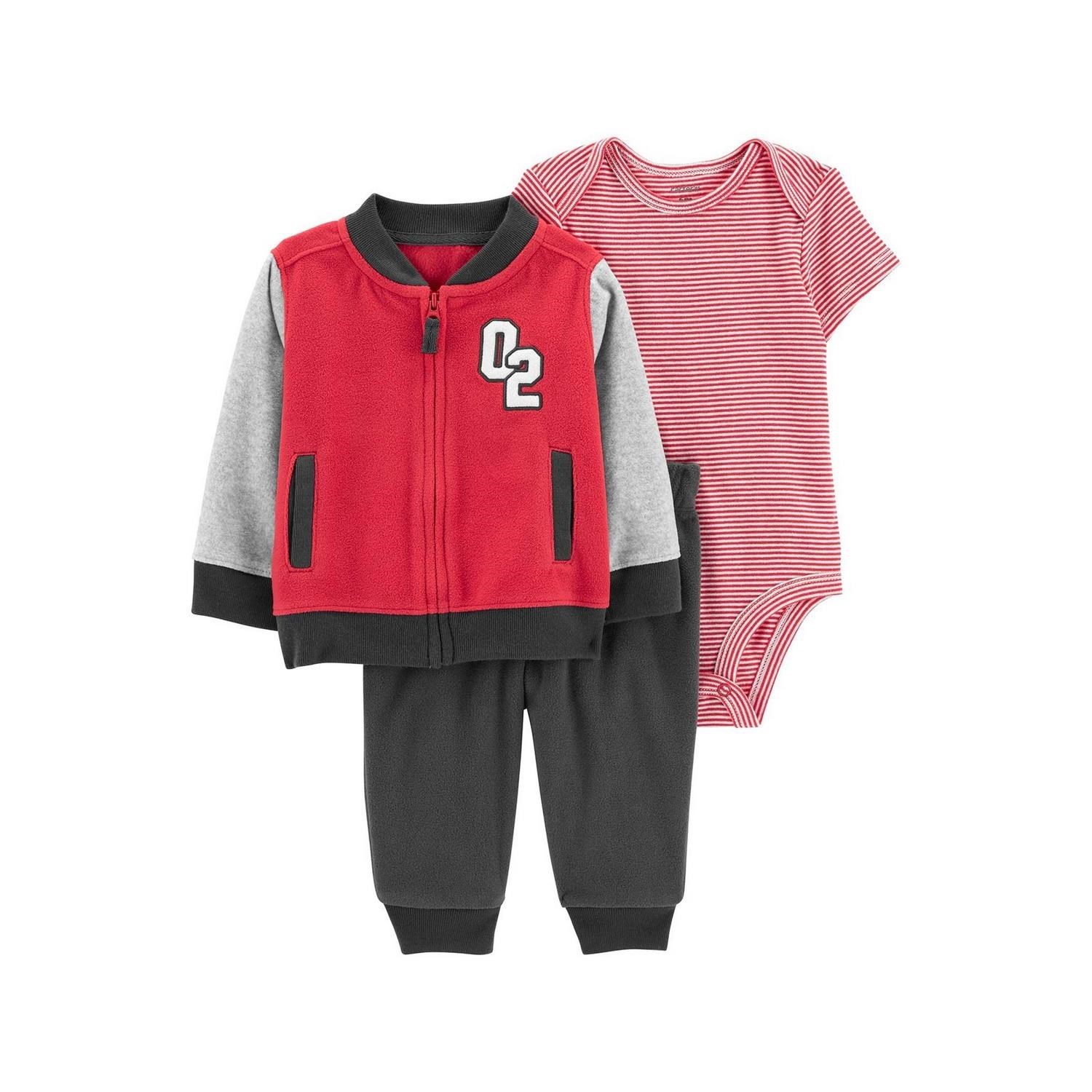 Carter's Erkek Bebek Hırkalı Set 1N957910 Kırmızı