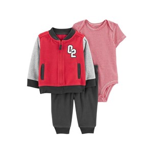 Carter's Erkek Bebek Hırkalı Set 1N957910 Kırmızı