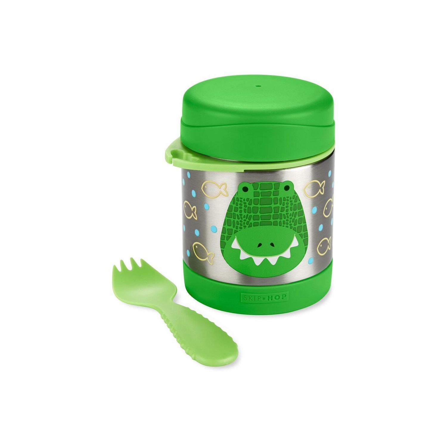 Skip Hop Zoo Paslanmaz Çelik Termos Yeşil