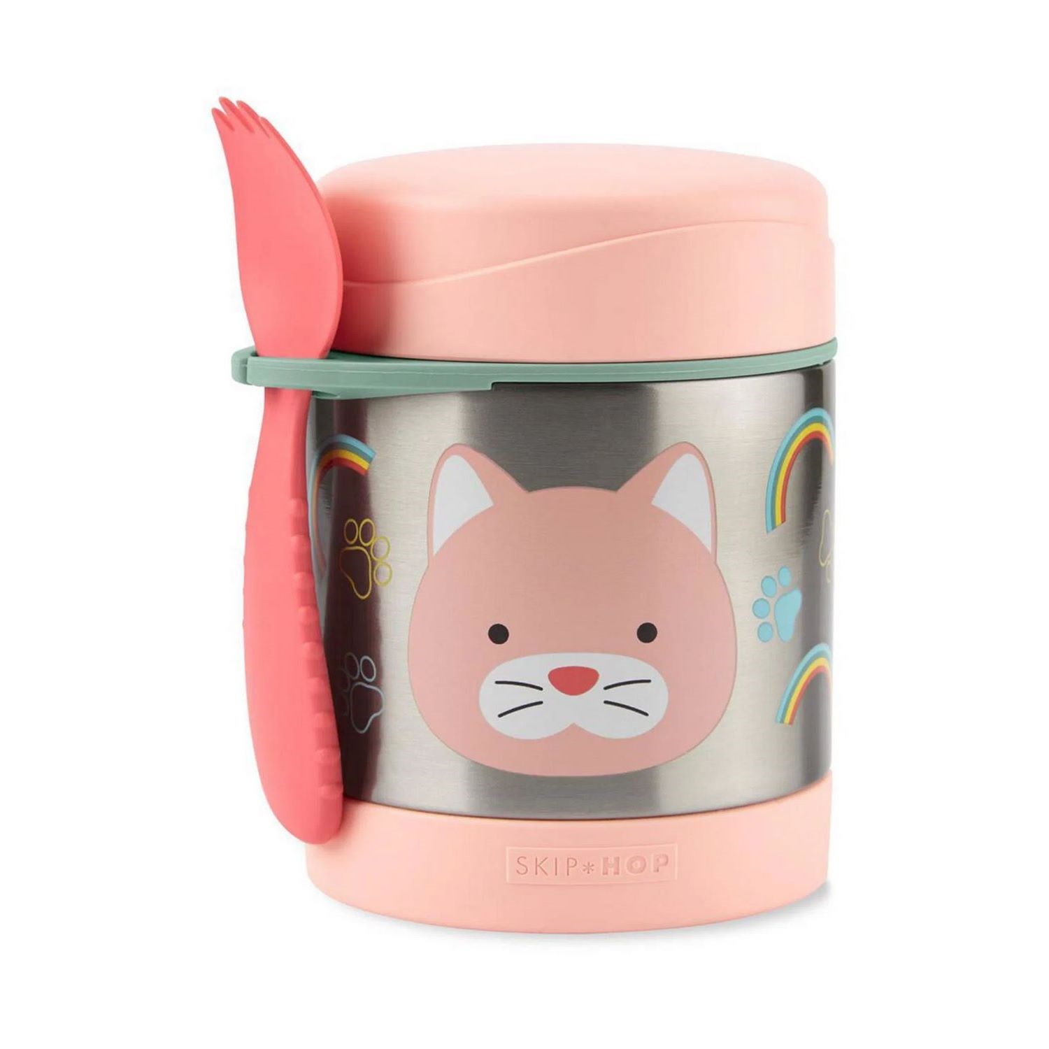 Skip Hop Zoo Paslanmaz Çelik Termos Pembe