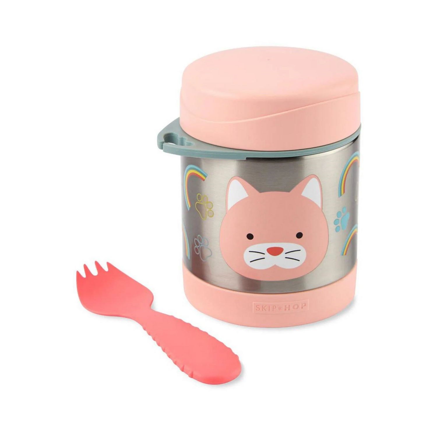 Skip Hop Zoo Paslanmaz Çelik Termos Pembe