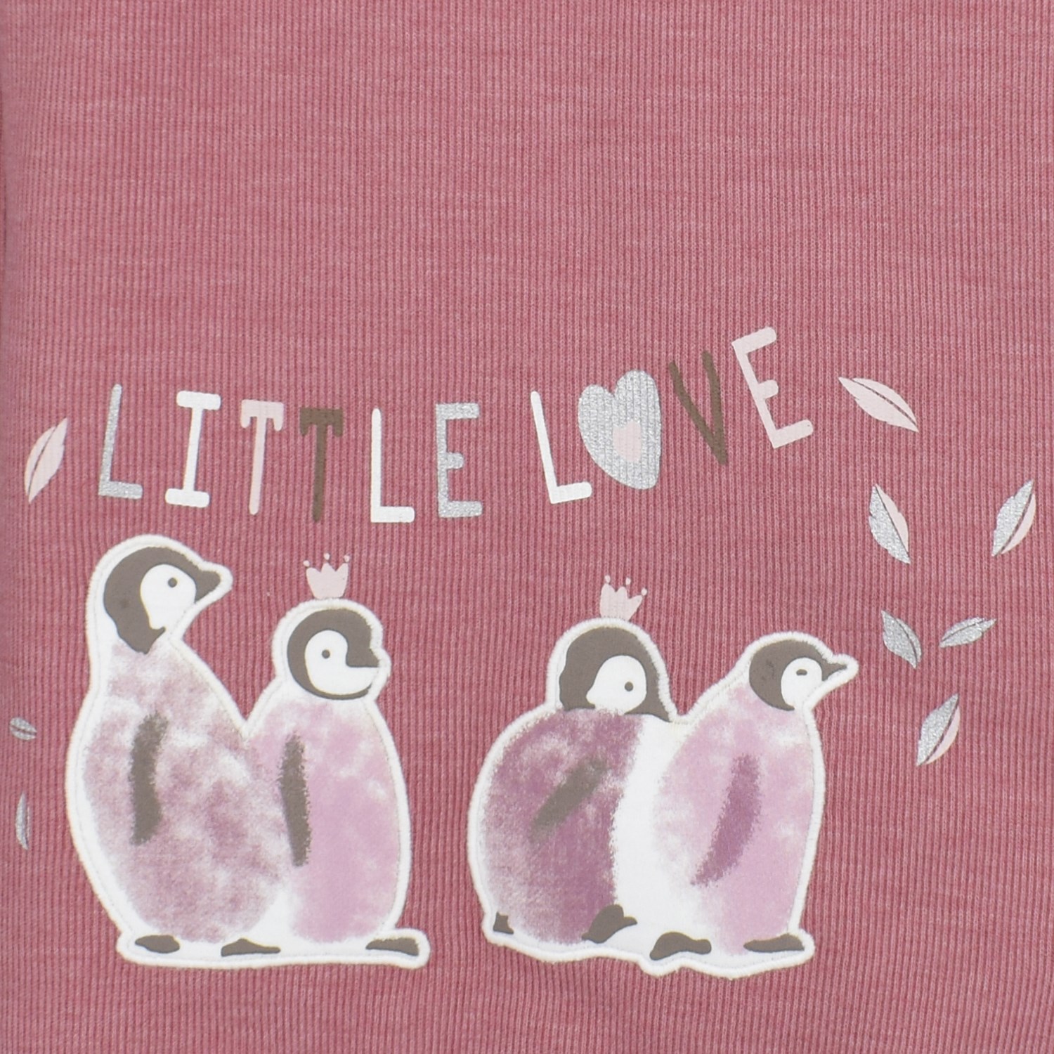 Biorganic Little Love Elyaflı Bebek Battaniyesi Gül Kurusu