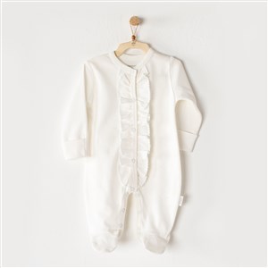 Andywawa Heart to Heart Bebek Tulumu AC23254 Ekru