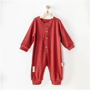 Andywawa Romper Modal Bebek Tulumu AC23650 Bordo