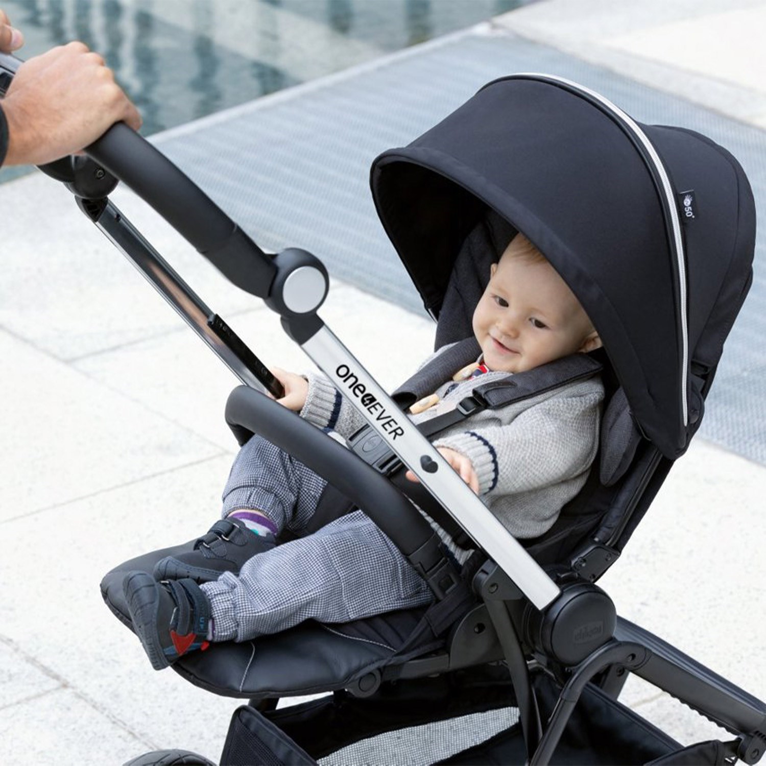Chicco One4ever Bebek Arabası Pirate Black