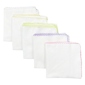 Ekebaby 10'lu Lüx Bebek Penye Mendili 28x28 Cm Sarı-Pembe