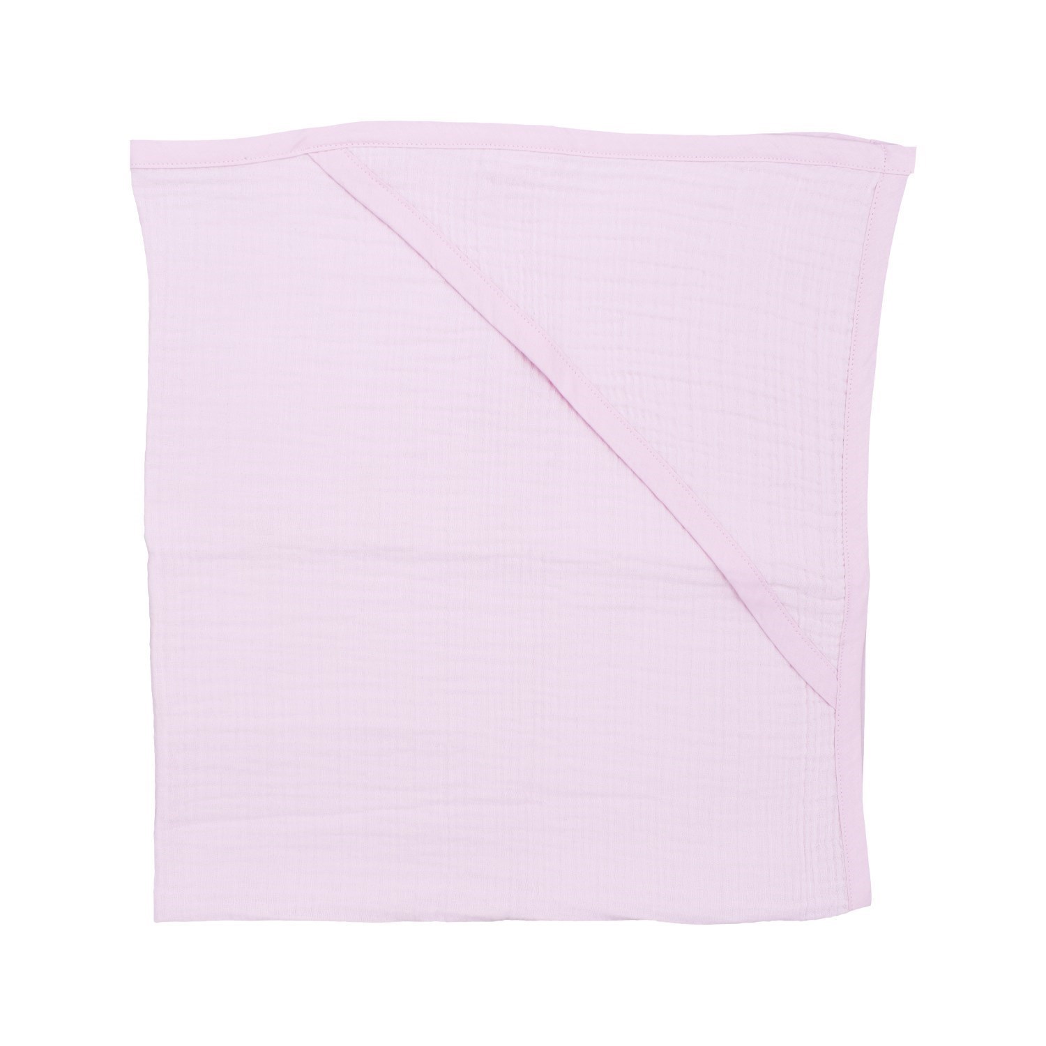 Ezh %100 Pamuklu 4 Kat Bebek Banyo Havlusu 92x82 Cm 1207 Pembe