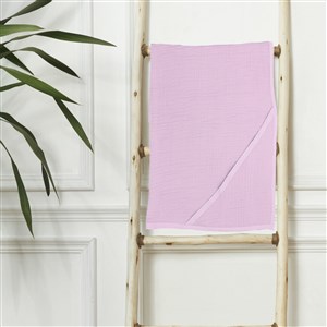 Ezh %100 Pamuklu 4 Kat Bebek Banyo Havlusu 92x82 Cm 1207 Pembe