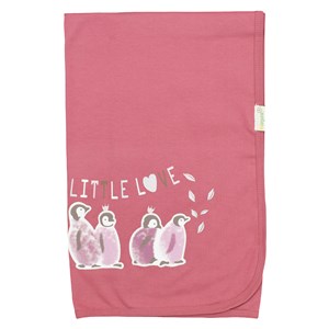 Biorganic Little Love Penye Bebek Battaniyesi 85x90 Cm Gül Kurusu