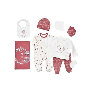 Biorganic Little Love 10'lu Bebek Hastane Çıkış Seti 63209 Gül Kurusu