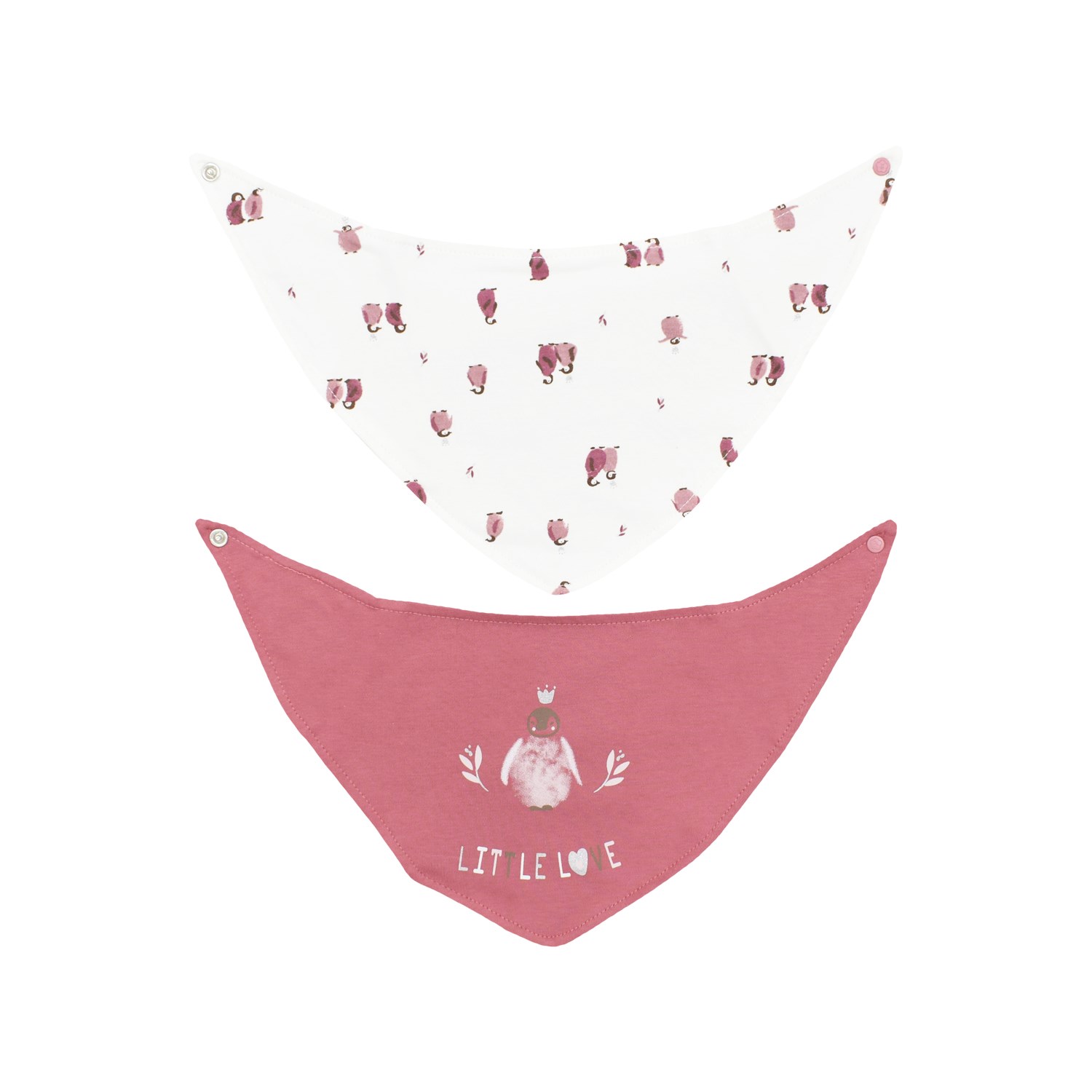 Biorganic Little Love 2'li Bebek Fular Mama Önlüğü 75159 Gül Kurusu