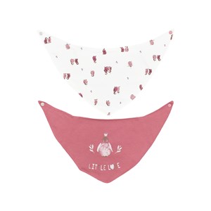 Biorganic Little Love 2'li Bebek Fular Mama Önlüğü 75159 Gül Kurusu