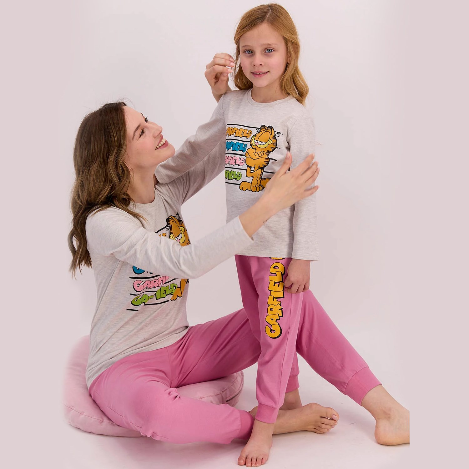 Garfield Kız Çocuk Pijama Takımı L1412-3 Karmelanj