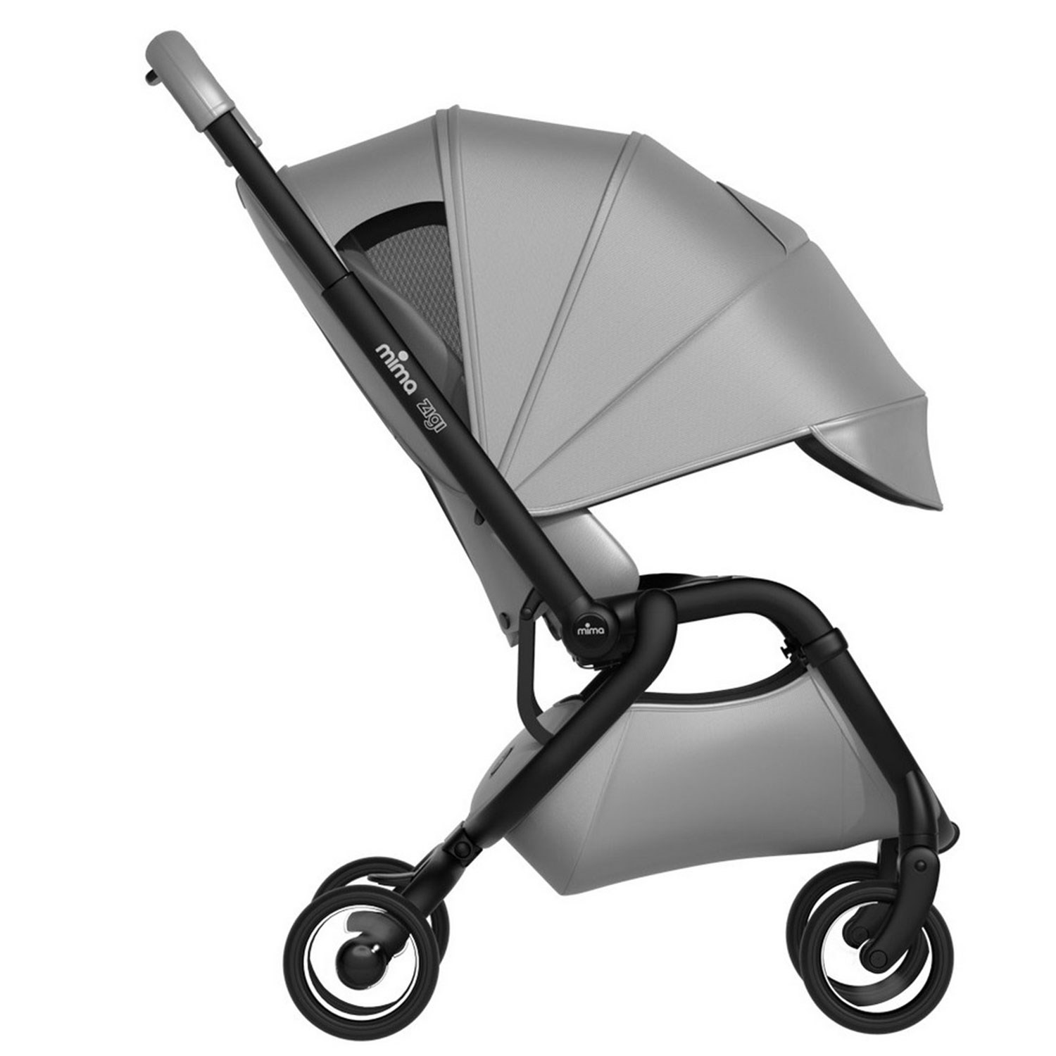Mima Zigi Travel Sistem Bebek Arabası Argento-Black