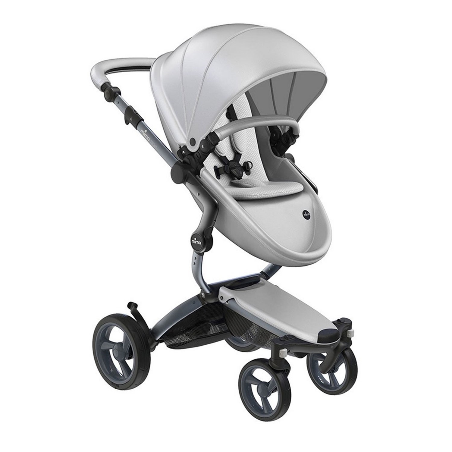 Mima Xari Travel Sistem Bebek Arabası Argento-Stone White
