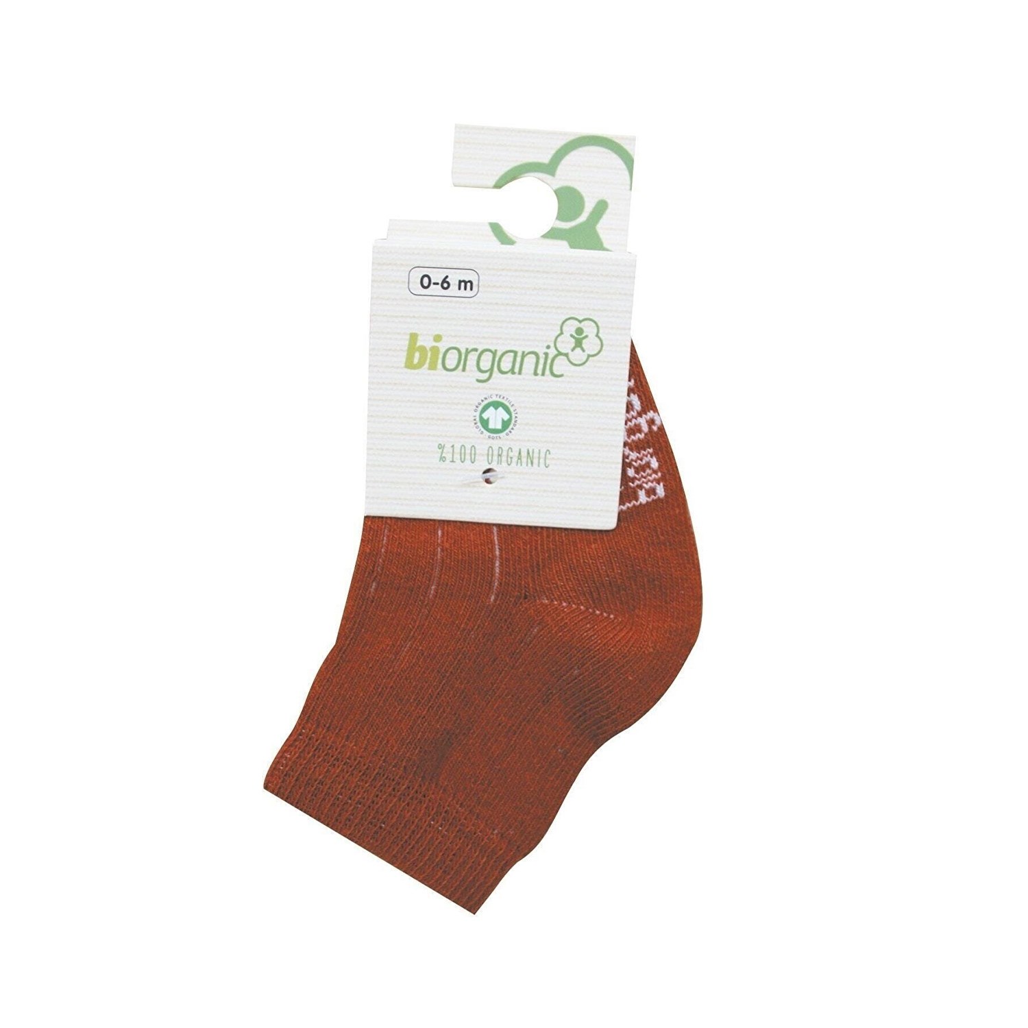 Biorganic Simple Bebek Çorabı 68368 Kiremit