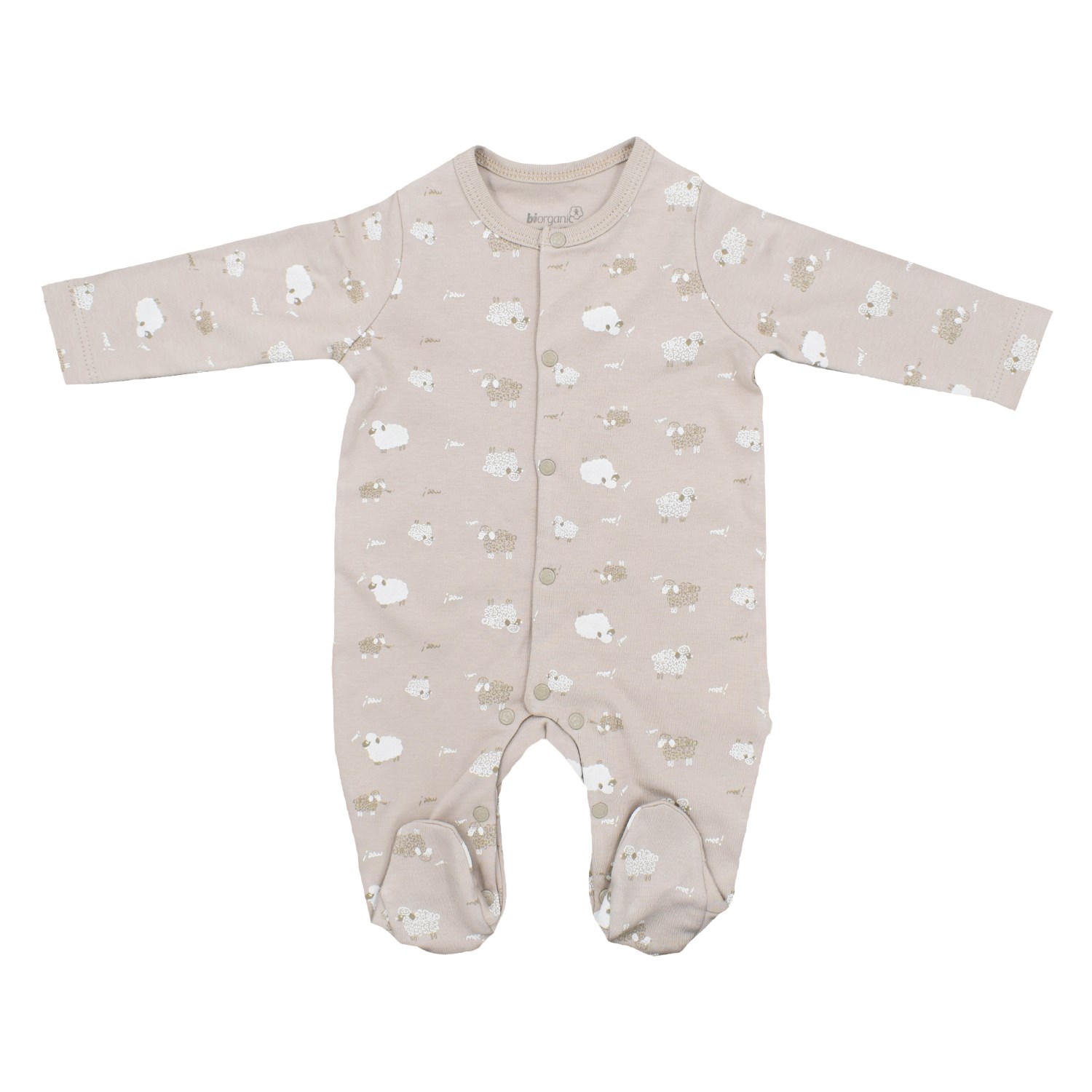 Biorganic Curly Sleep Newborn Bebek  Tulumu 60613 Bej