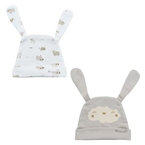 Biorganic Curly Sheep 2'li Bebek Şapka 72170 Bej