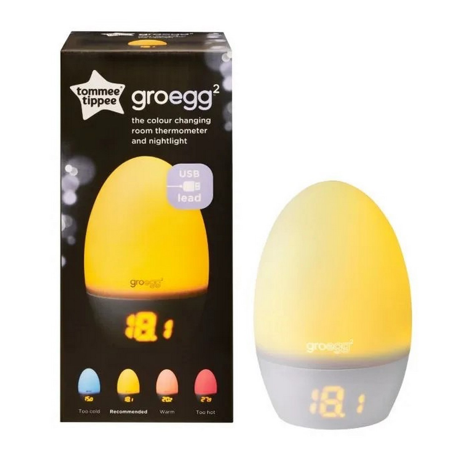 Tommee Tippee Groegg Isıya Göre Renk Değiştiren Oda Işığı  