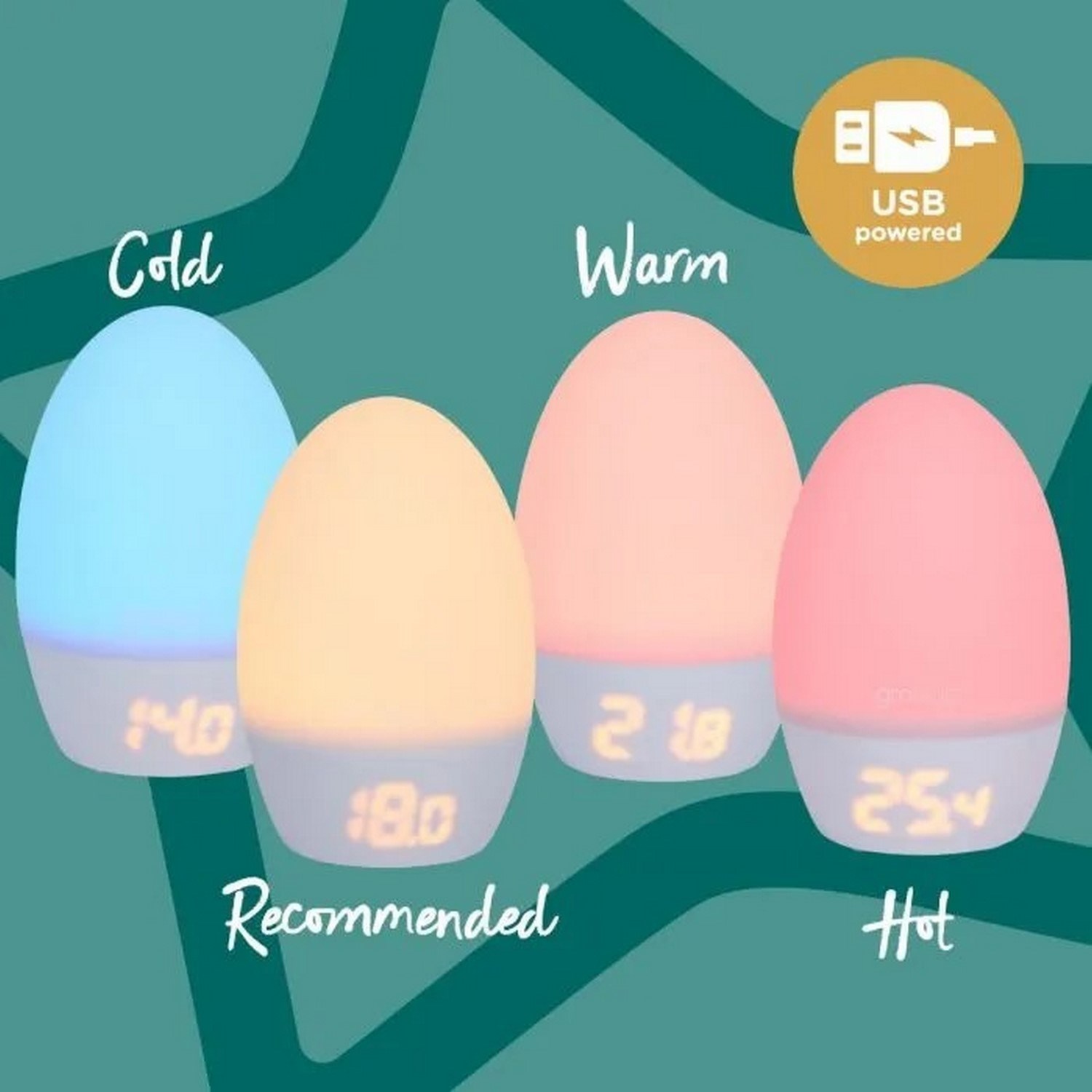 Tommee Tippee Groegg Isıya Göre Renk Değiştiren Oda Işığı  