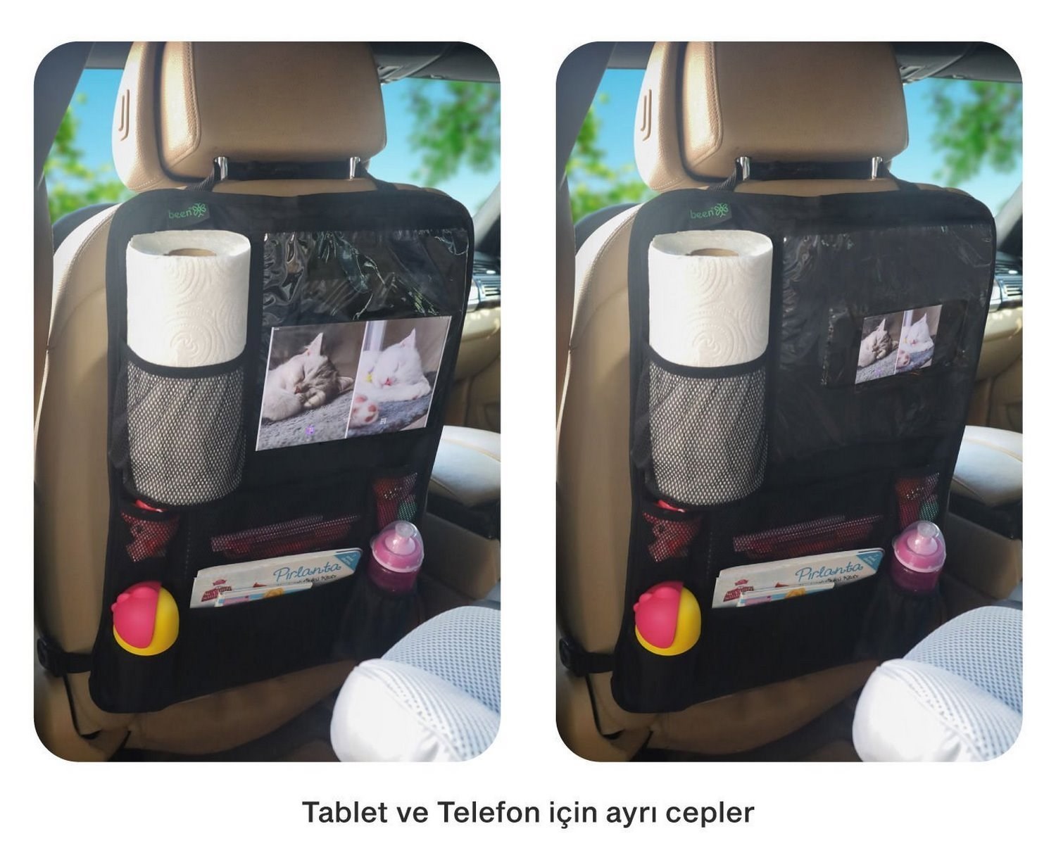 Been Tablet ve Telefon Tutacaklı Organizatör Siyah