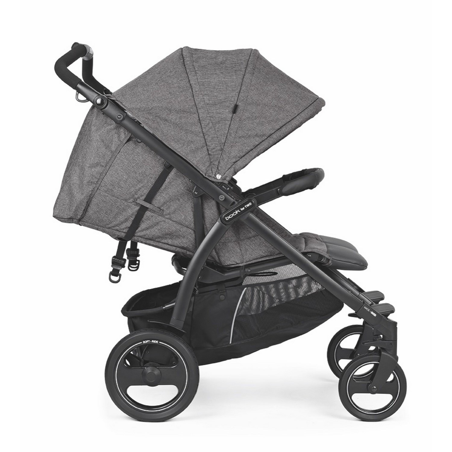 Peg Perego Book For Two İkiz Bebek Arabası Quarz