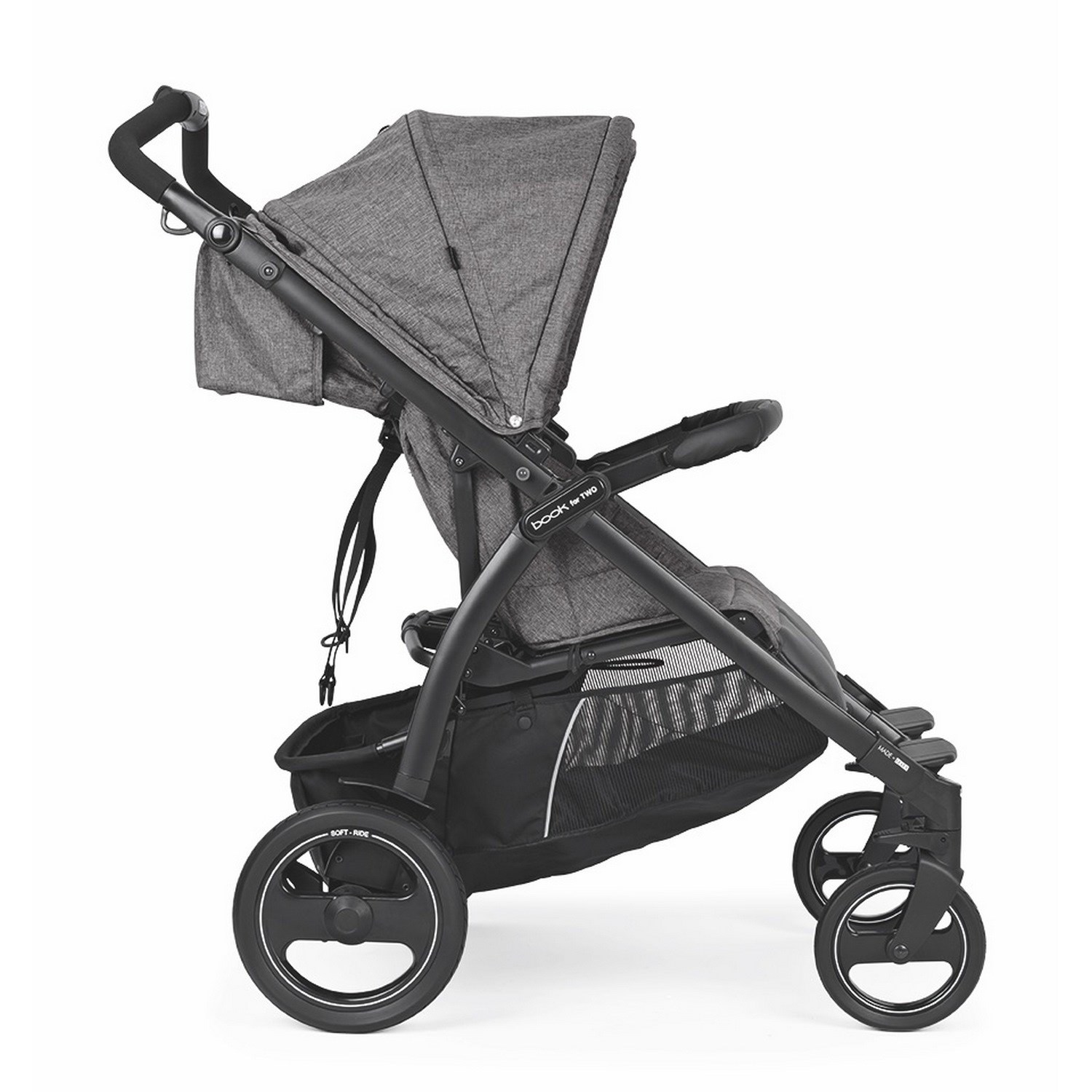 Peg Perego Book For Two İkiz Bebek Arabası Quarz