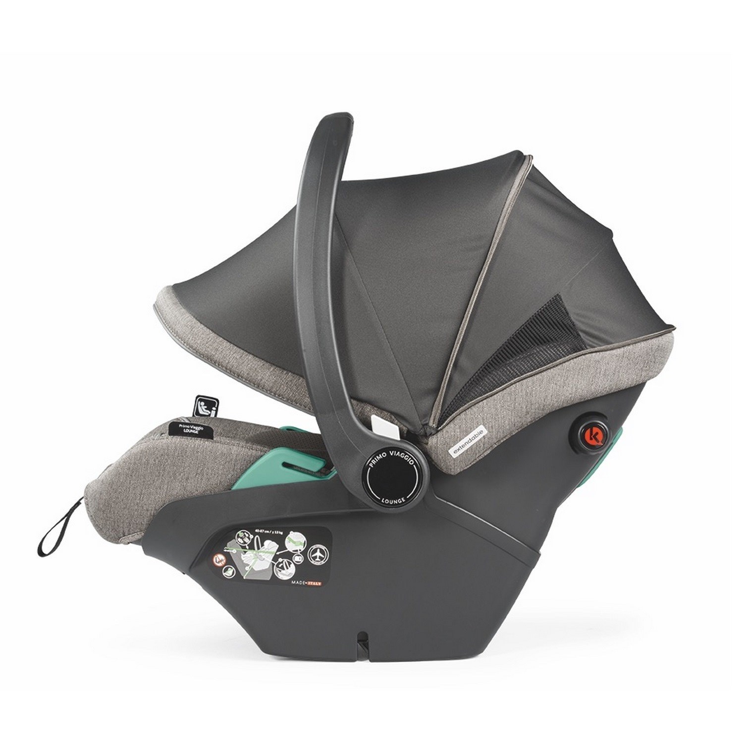 Peg Perego Primo Viaggio Lounge I Size Oto Koltuğu 0+ City Grey