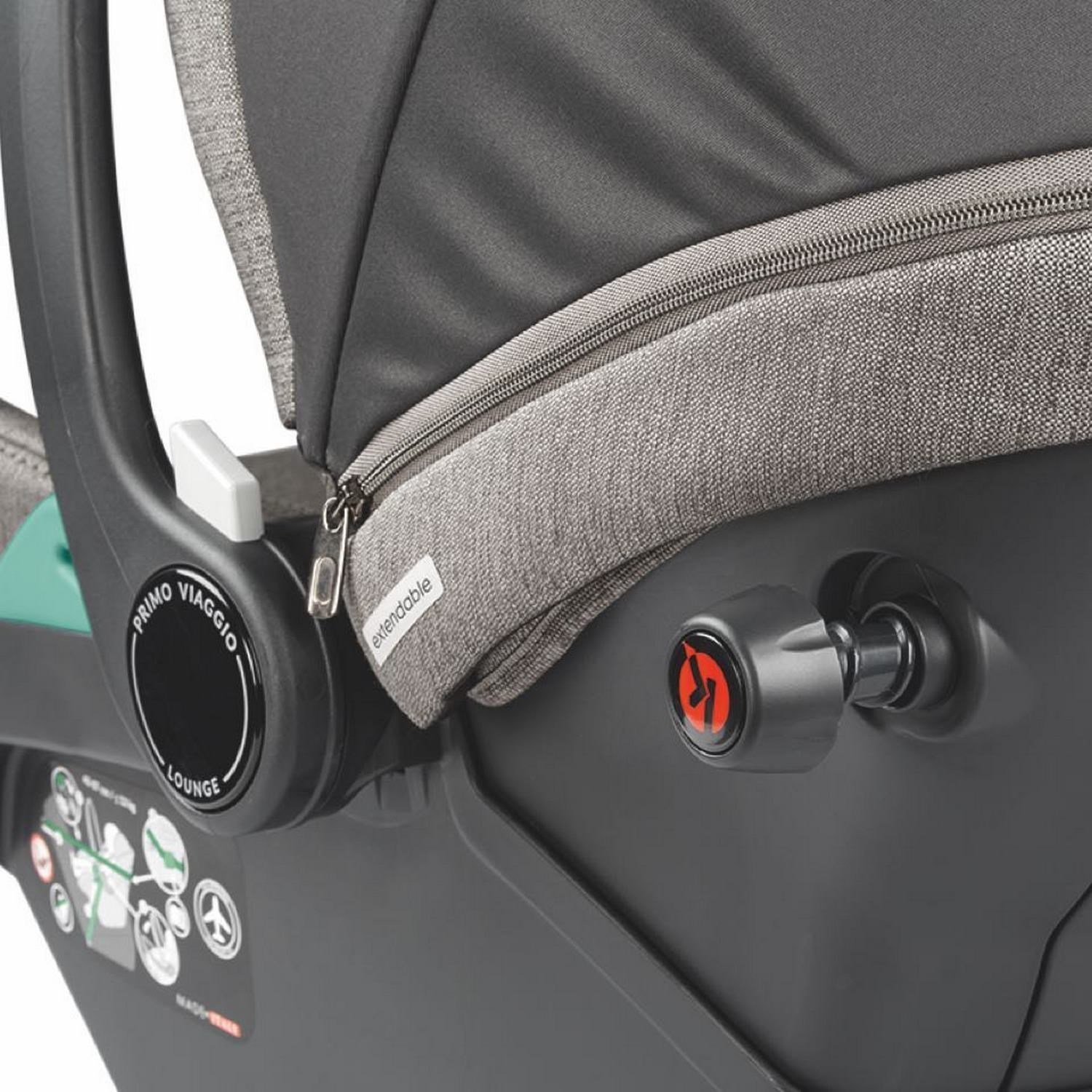 Peg Perego Primo Viaggio Lounge I Size Oto Koltuğu 0+ City Grey