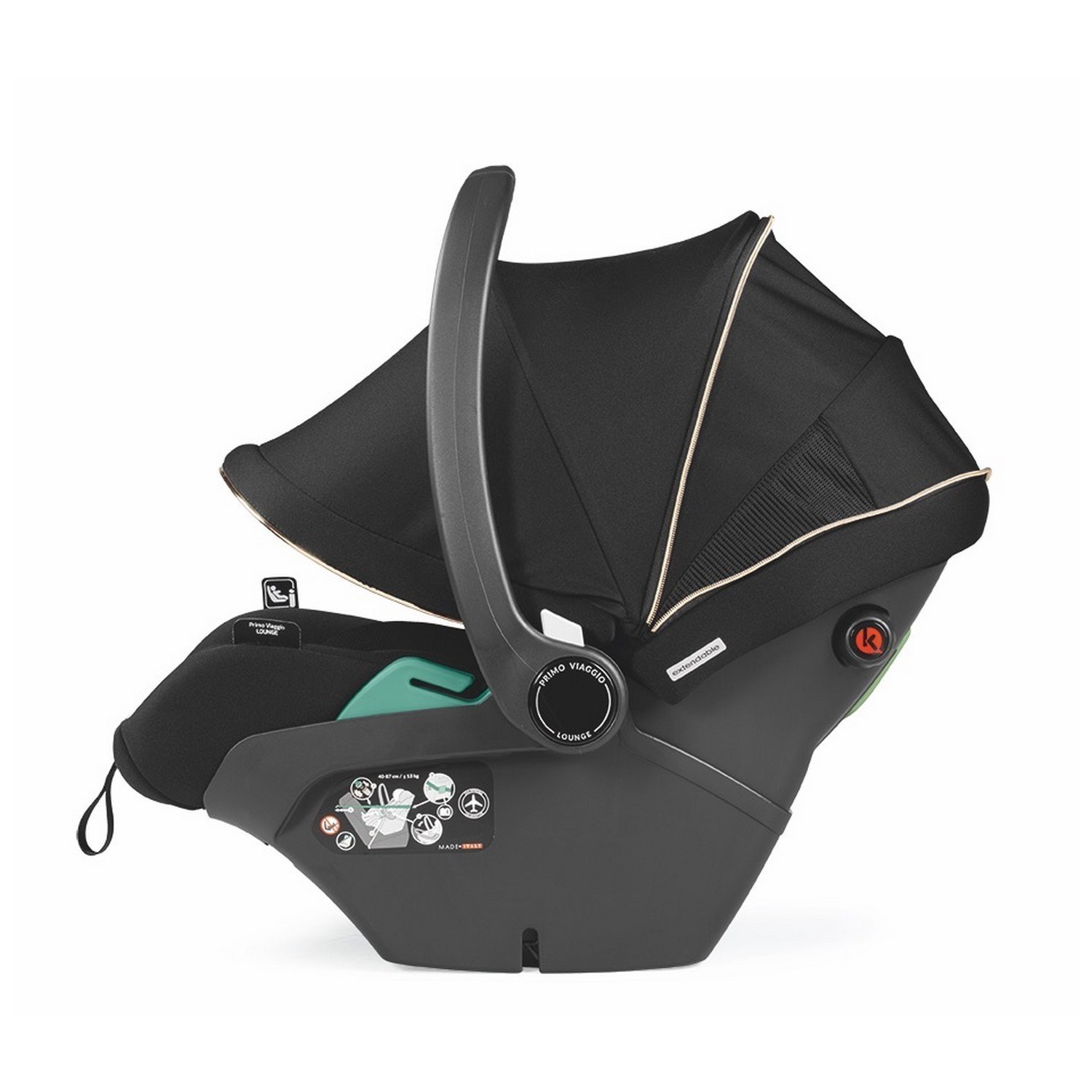 Peg Perego Primo Viaggio Lounge I Size Oto Koltuğu 0+ Graphic Gold