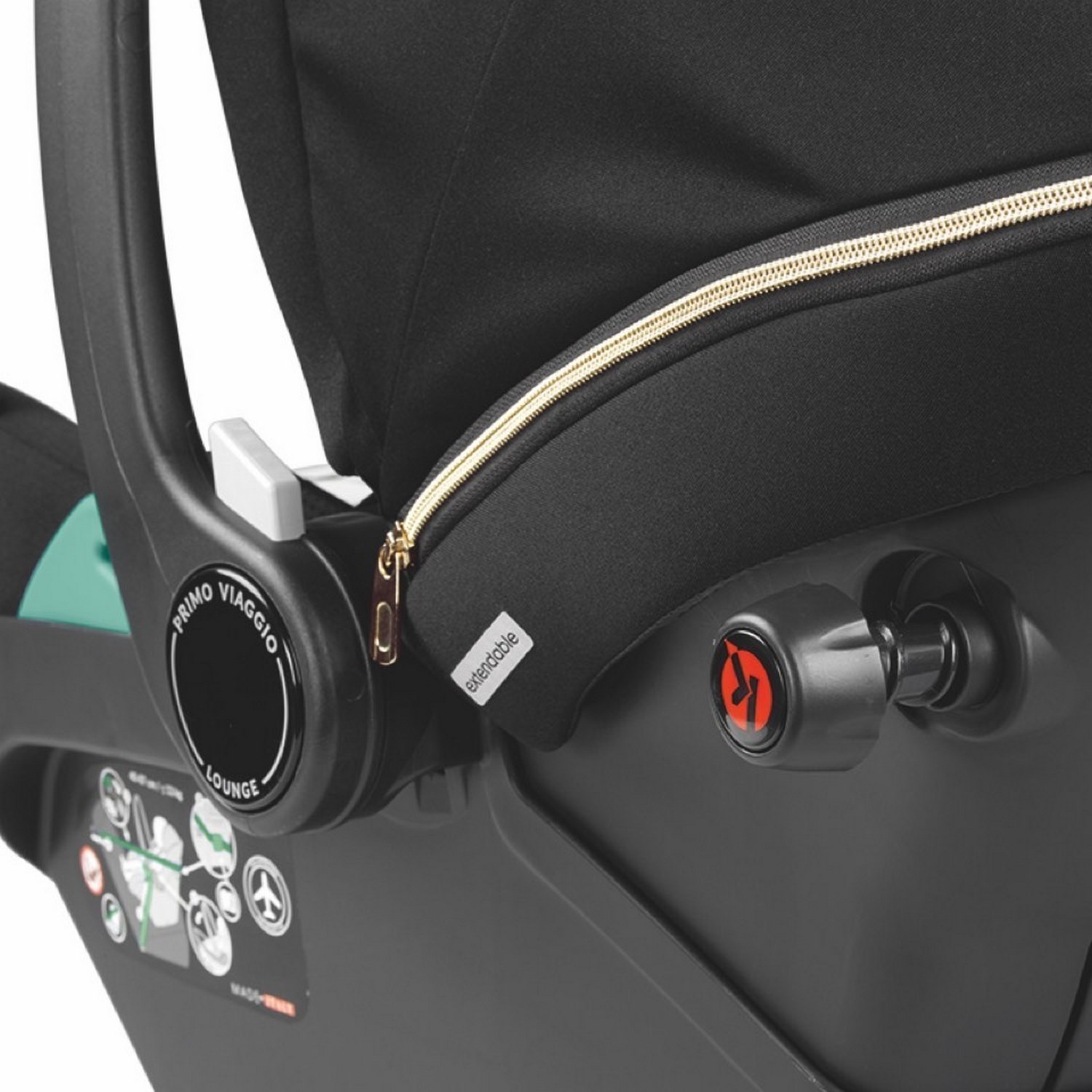 Peg Perego Primo Viaggio Lounge I Size Oto Koltuğu 0+ Graphic Gold