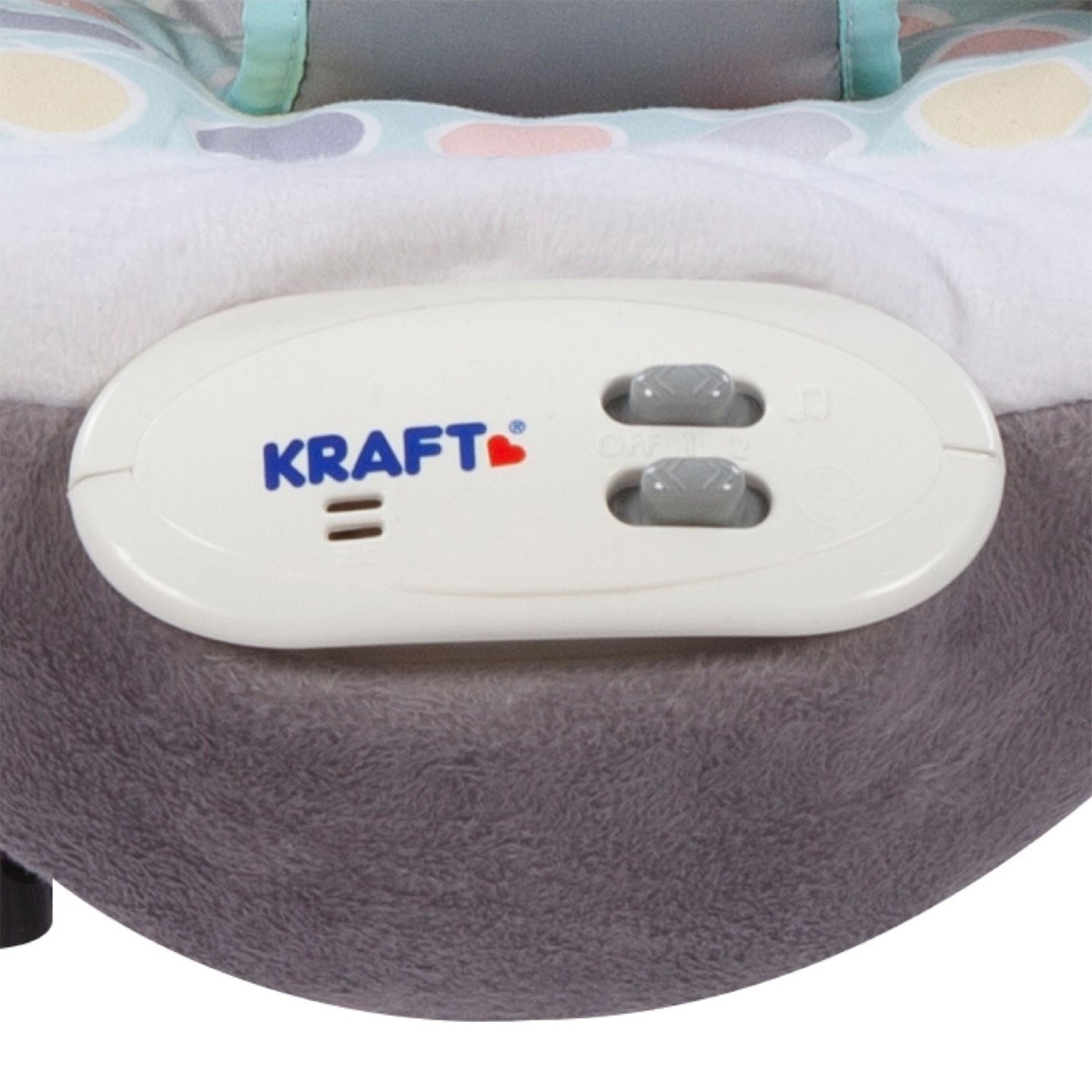 Kraft Forest Peluş Yaylanabilen ve Sallanabilen Ana Kucağı Gri