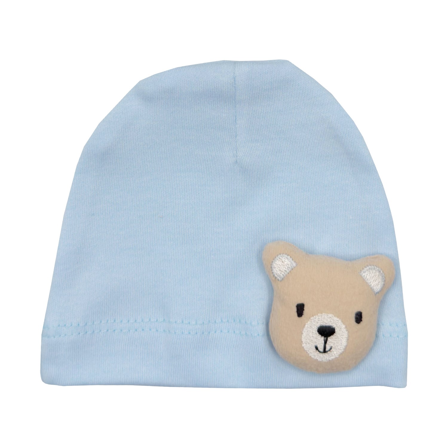 Bibaby Cute Animals Bebek Şapkas 72192 Mavi-Bej