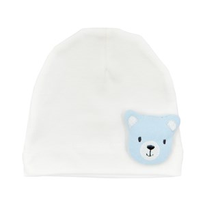 Bibaby Cute Animals Bebek Şapkas 72192 Beyaz-Mavi
