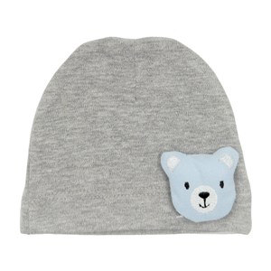 Bibaby Cute Animals Bebek Şapkas 72192 Gri-Mavi