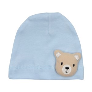 Bibaby Cute Animals Bebek Şapkas 72192 Mavi-Bej