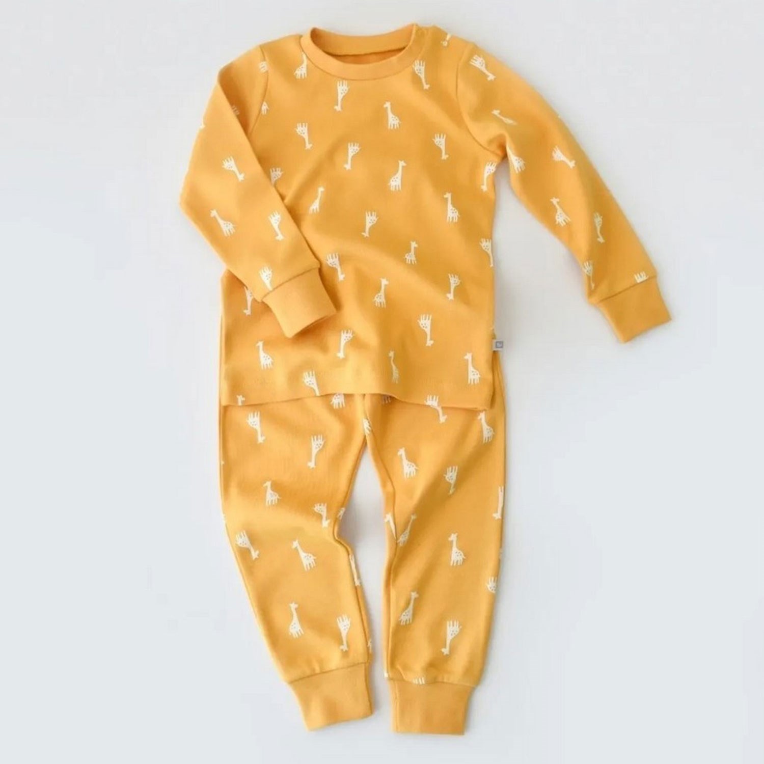 Bibaby Happy Graffe Pijama Takımı 59701 Hardal