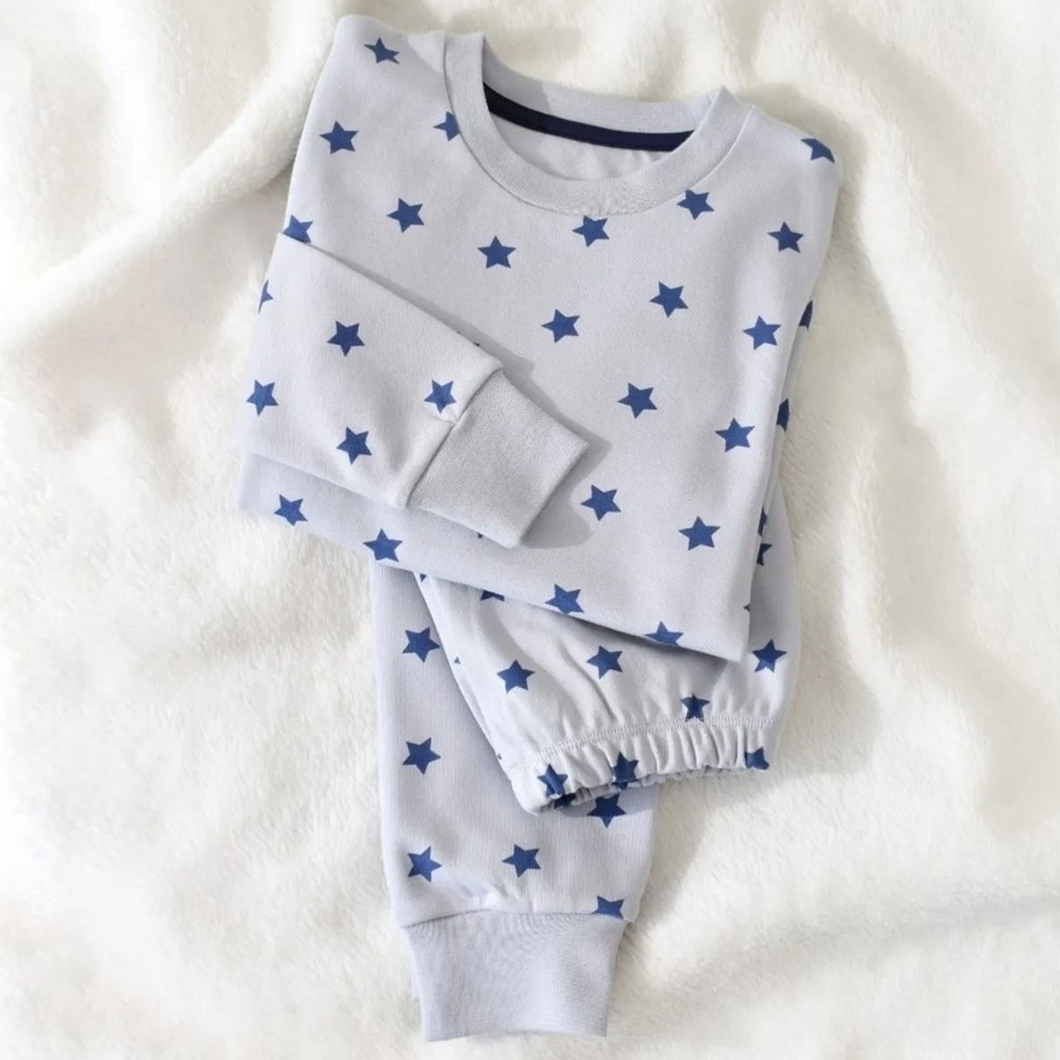 Bibaby Starry Nights Pijama Takımı 59703 Gri