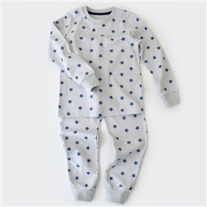 Bibaby Starry Nights Pijama Takımı 59703 Gri