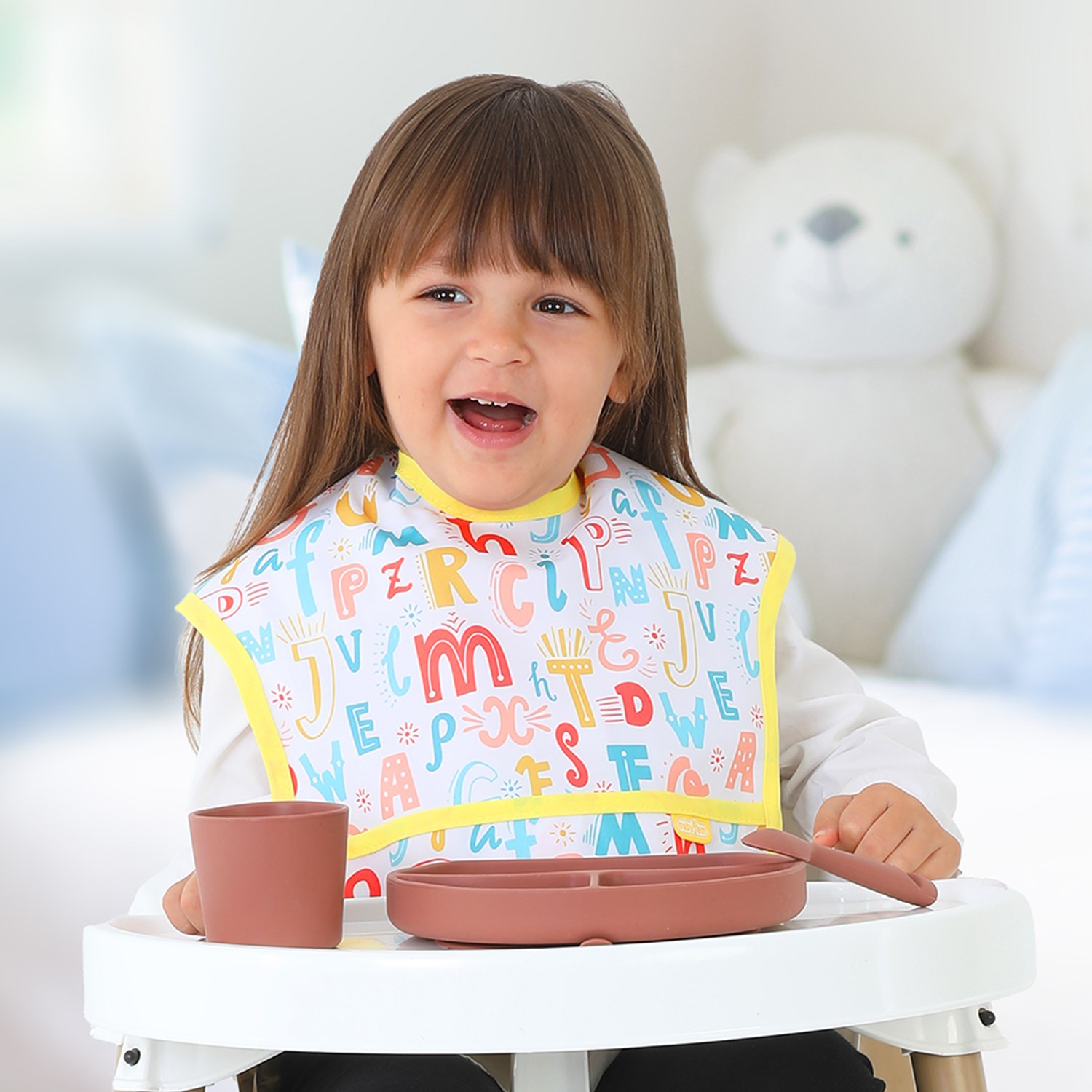 Babyjem Baskılı Kollu Mama Önlüğü 788 Çok Renkli
